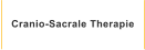 Cranio-Sacrale Therapie
